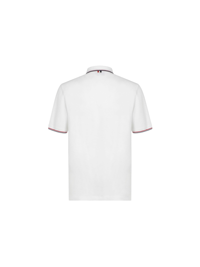 Shop Thom Browne Polo Shirt In White