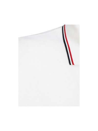 Shop Thom Browne Polo Shirt In White