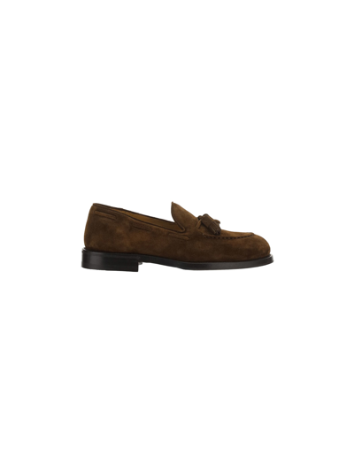 Shop Henderson Baracco Loafers In Cuoio Brianza Testa Di Moro