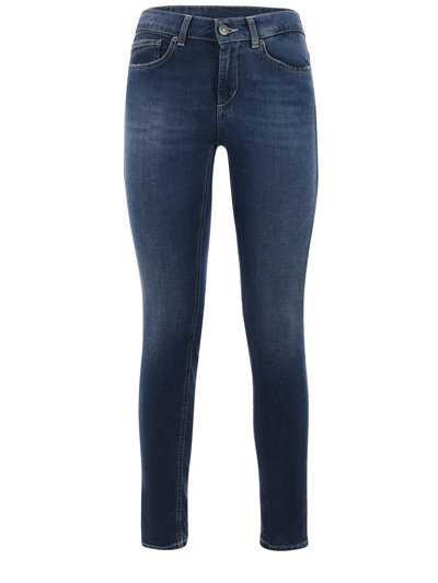 Shop Dondup Jeans  Monroe In Denim Stretch Effetto