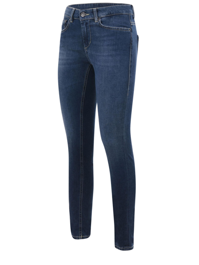 Shop Dondup Jeans  Monroe In Denim Stretch Effetto