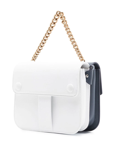 Shop Maison Margiela New Lock Square Shoulder Bag In Blue