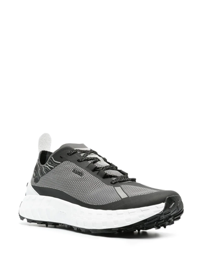 Shop Norda 001 Lace-up Running Sneakers In Black