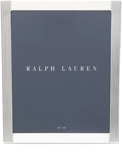 Shop Ralph Lauren Luxe Photo Frame (8cm X 10cm) In Silver