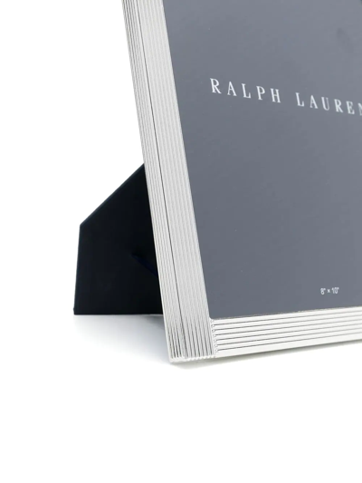 Shop Ralph Lauren Luxe Photo Frame (8cm X 10cm) In Silver
