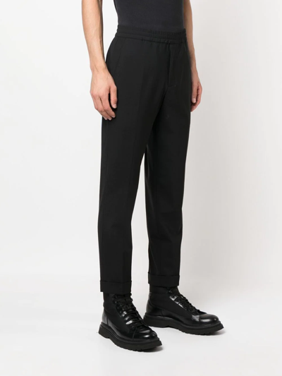 Shop Neil Barrett Slim-fit Tailored Trousers In Black