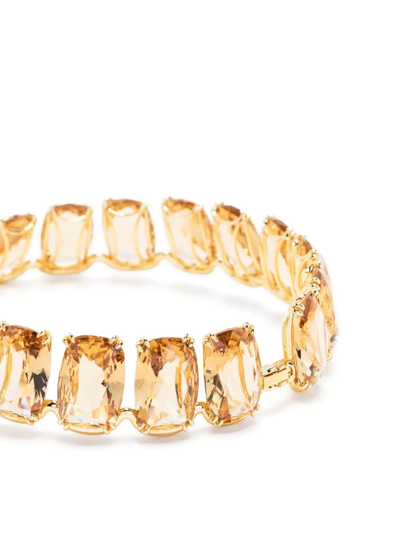 Shop Swarovski Harmonia Oversized-crystal Choker Necklace In Gold