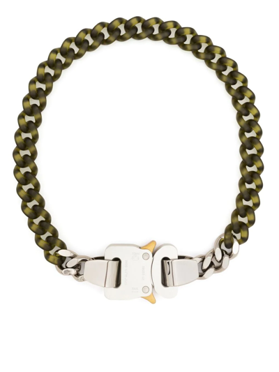 Shop Alyx Hero 4x Chain Necklace In Green