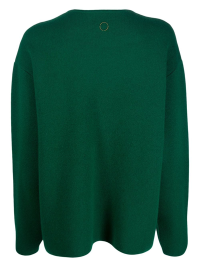 Shop Oyuna Axa Cashmere-knit Jumper In Green