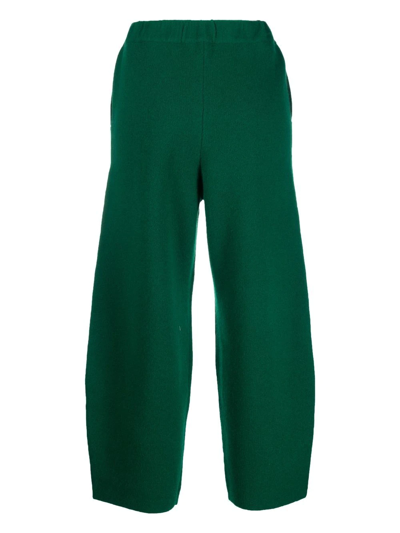 Shop Oyuna Axeli Straight-leg Trousers In Green