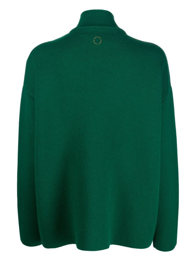 Shop Oyuna Cashmere Cardi-coat In Green