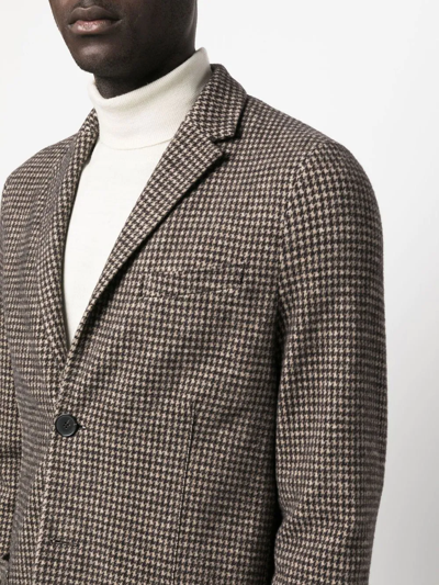 Shop Harris Wharf London Single-breasted Tailored Blazer In Neutrals