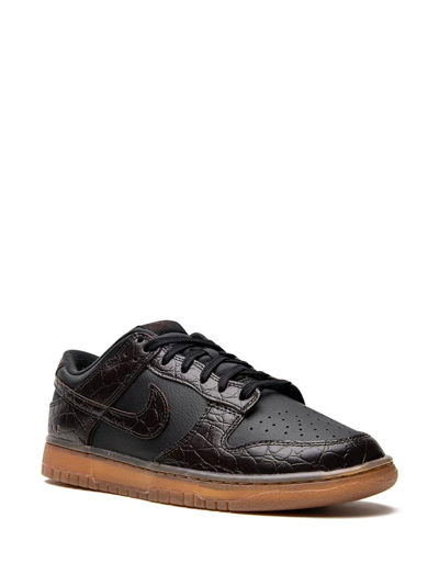 Nike Dunk Low Sneakers In Black