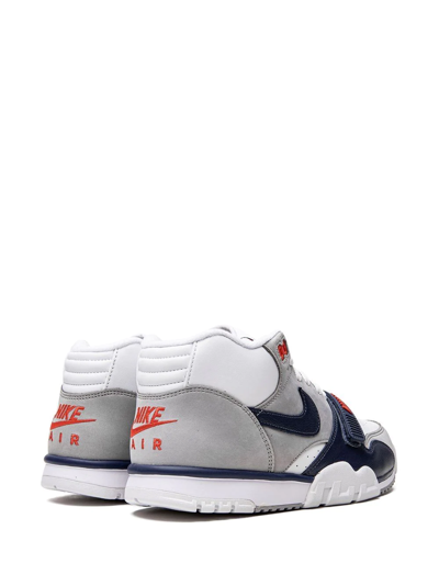 Nike Air Trainer 1 Leather High-top Trainers In Grey