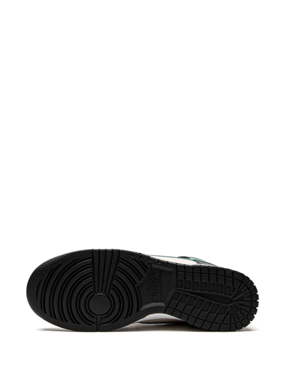 Shop Nike Dunk High Emb "beige/black/teal" Sneakers In Neutrals