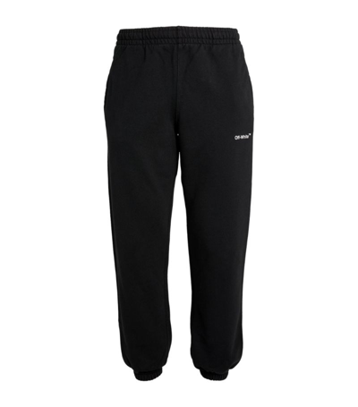 Shop Off-white Chain Arrow Sweatpants In Black