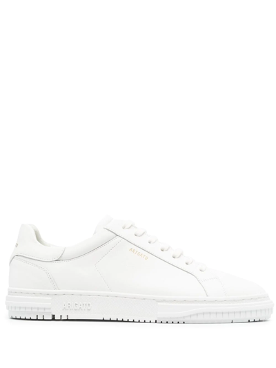 Shop Axel Arigato Atlas Logo-print Low-up Sneakers In White