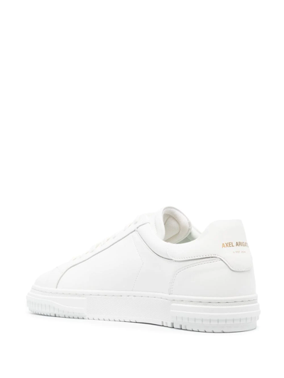 Shop Axel Arigato Atlas Logo-print Low-up Sneakers In White