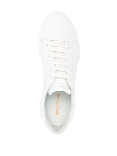 Shop Axel Arigato Atlas Logo-print Low-up Sneakers In White