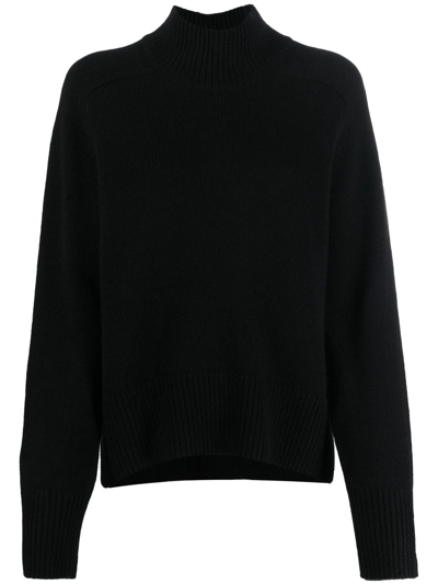 Arch4 Long-sleeve Cashmere Jumper In Black