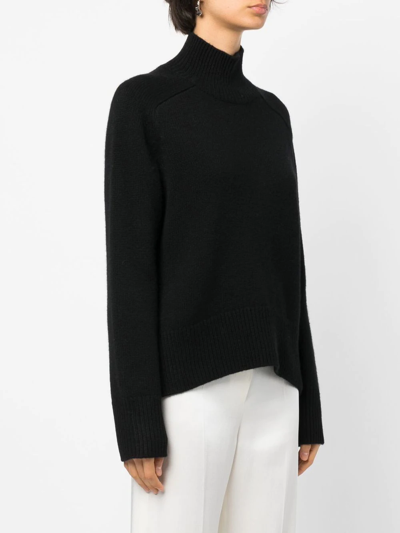 Arch4 Long-sleeve Cashmere Jumper In Black
