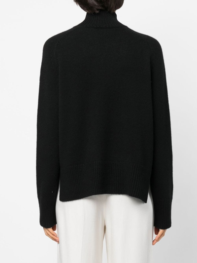 Arch4 Long-sleeve Cashmere Jumper In Black