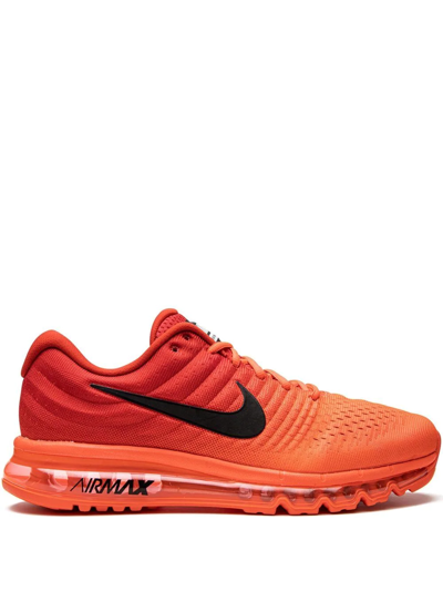 Shop Nike Air Max 2017 "bright Crimson" Sneakers In Red