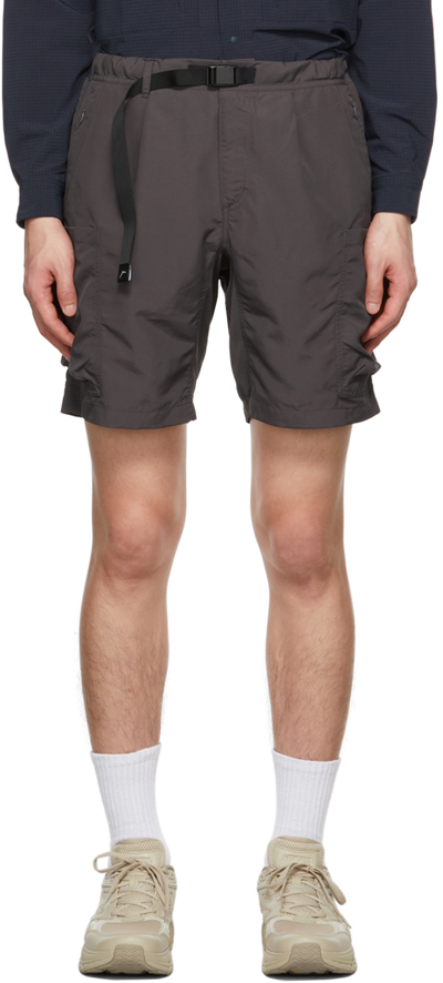 Shop Cayl Gray Multi-pocket Shorts In Grey