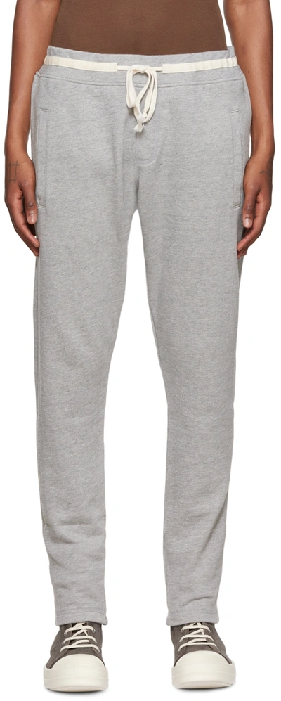Shop Greg Lauren Gray Basic Lounge Pants In Grey