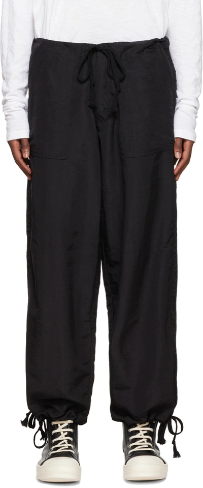 Shop Greg Lauren Black Tux Trousers