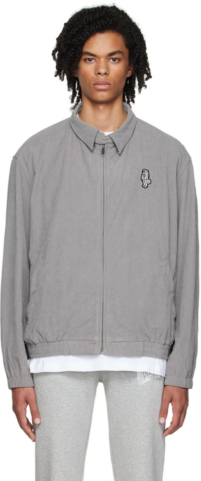 Shop Billionaire Boys Club Gray Harrington Jacket In Grey Grey