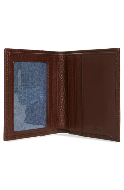 Shop Nordstrom Midland Compact Leather Wallet In Brown Bean