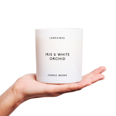 Shop Lake & Skye Iris And White Orchid Candle In Default Title