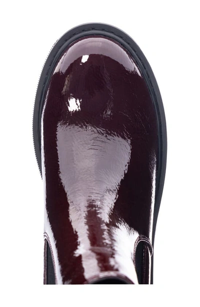Shop Dirty Laundry Yikes Platform Chelsea Boot In Wine