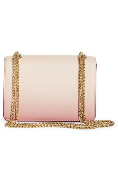 Shop Strathberry Mini East/west Dégradé Leather Shoulder Bag In Soft Pink