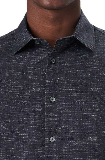 Shop Bugatchi Ooohcotton® Button-up Shirt In Black