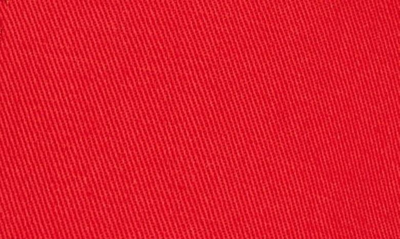 Shop Moncler Strike Out Logo Cotton Baseball Cap In Red