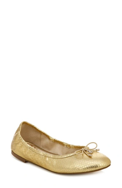 Sam Edelman Women's Felicia Slip On Ballet Flats In Gold