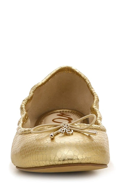 Sam Edelman Women's Felicia Slip On Ballet Flats In Gold