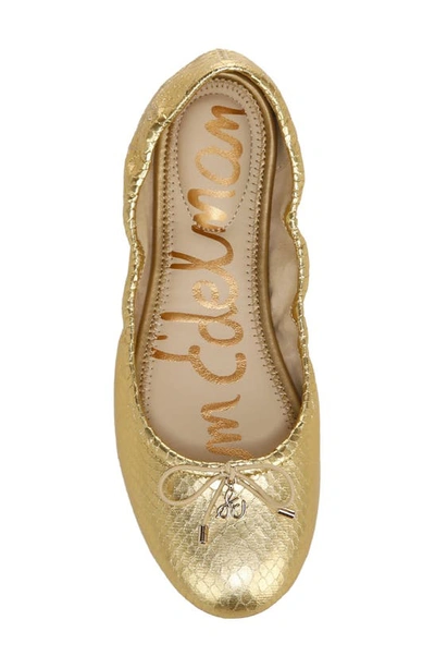 Sam Edelman Women's Felicia Slip On Ballet Flats In Gold
