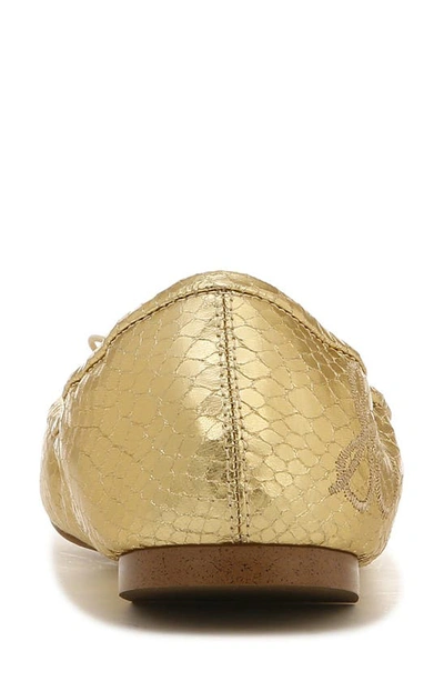 Sam Edelman Women's Felicia Slip On Ballet Flats In Gold