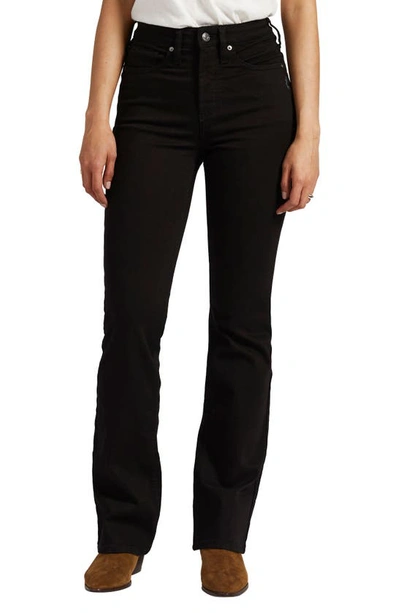Shop Silver Jeans Co. Infinite Fit High Waist Bootcut Jeans In Black