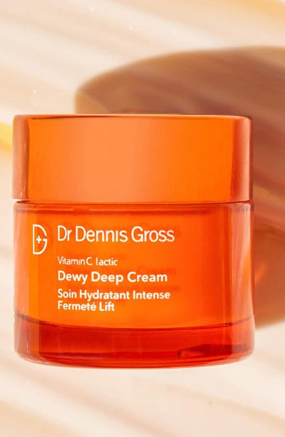 Shop Dr Dennis Gross Skincare Vitamin C Lactic Dewy Deep Cream, 2 oz