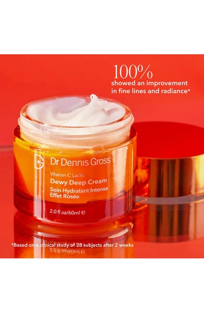 Shop Dr Dennis Gross Skincare Vitamin C Lactic Dewy Deep Cream, 2 oz