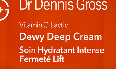 Shop Dr Dennis Gross Skincare Vitamin C Lactic Dewy Deep Cream, 2 oz