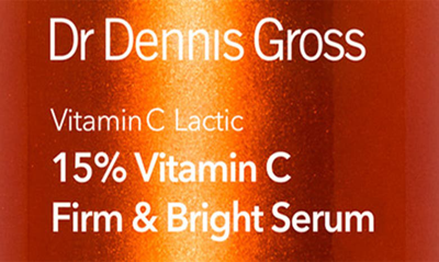 Shop Dr Dennis Gross Skincare Vitamin C Lactic 15% Firm & Bright Serum, 1 oz