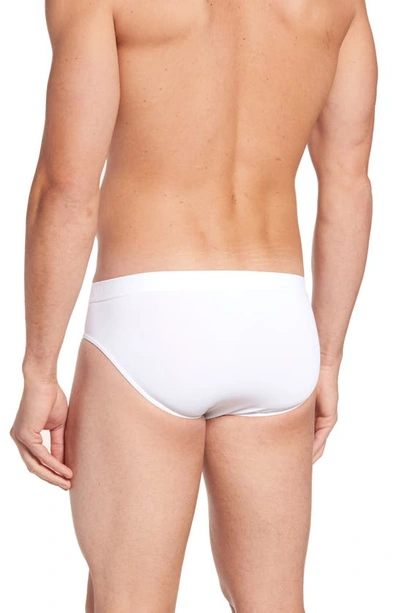 Shop Hanro Micro Touch Briefs In White