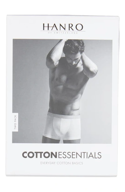 Shop Gucci Cotton Essentials 2-pack Boxer Briefs In White