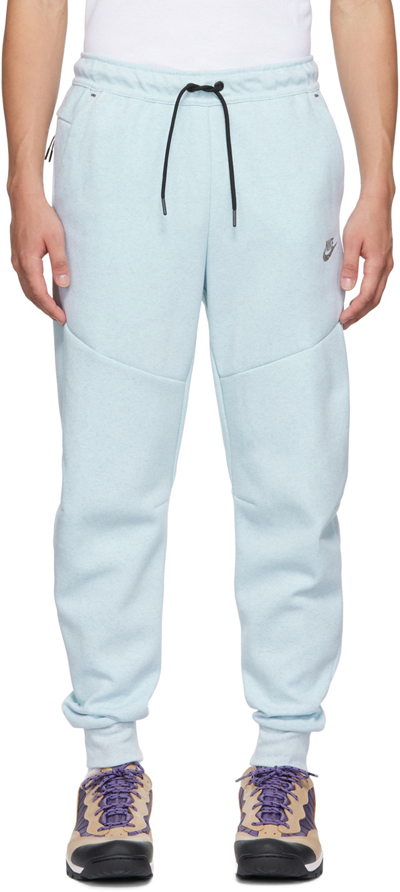 Shop Nike Blue Sportswear Lounge Pants In Celestine Blue/htr