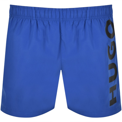 Shop Hugo Abas Swim Shorts Blue
